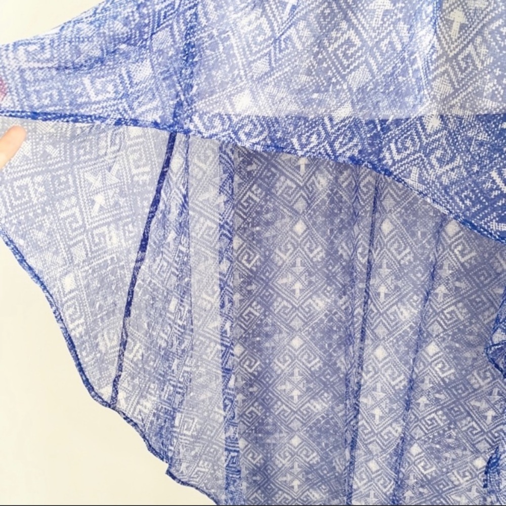 Ecotè High Low Chiffon Skirt | Size S - Picture 4 of 8